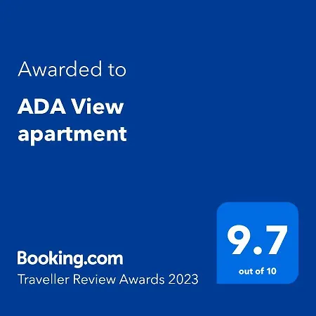 Ada View Apartment Belgrad Exterior foto